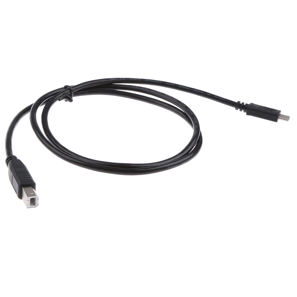 3x USB Type-c к USB2.0 Type-B Мужской зарядный кабель для печати 1 м |