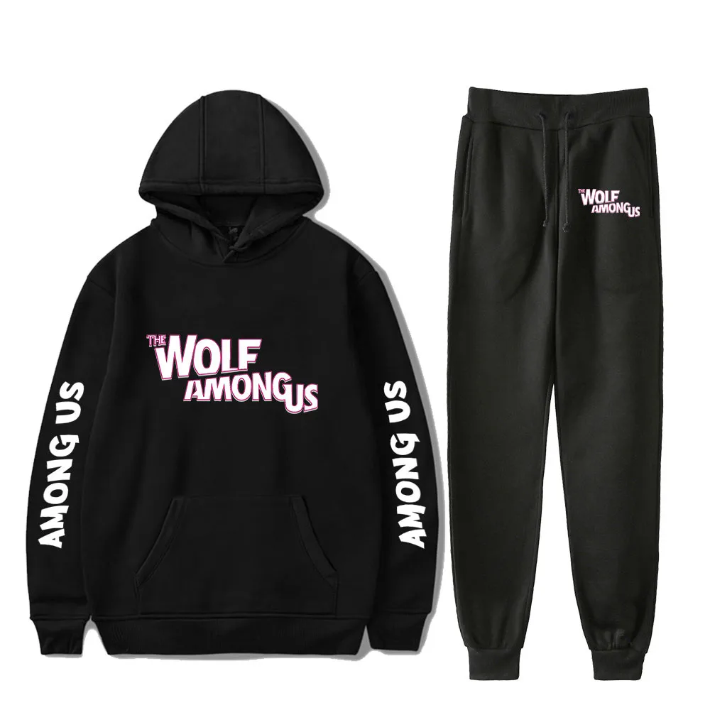 

Hot Game Among Us Sweatshirts Sport suit Boys/Girls Two Piece Set Tracksuit Long Sleeve Hoodies+Jogger Pants Street Style Sets