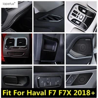 for haval f7 f7x 2018 2021 door handle bowl speaker glove box dashboard air ac panel cover trim stainless steel accessories