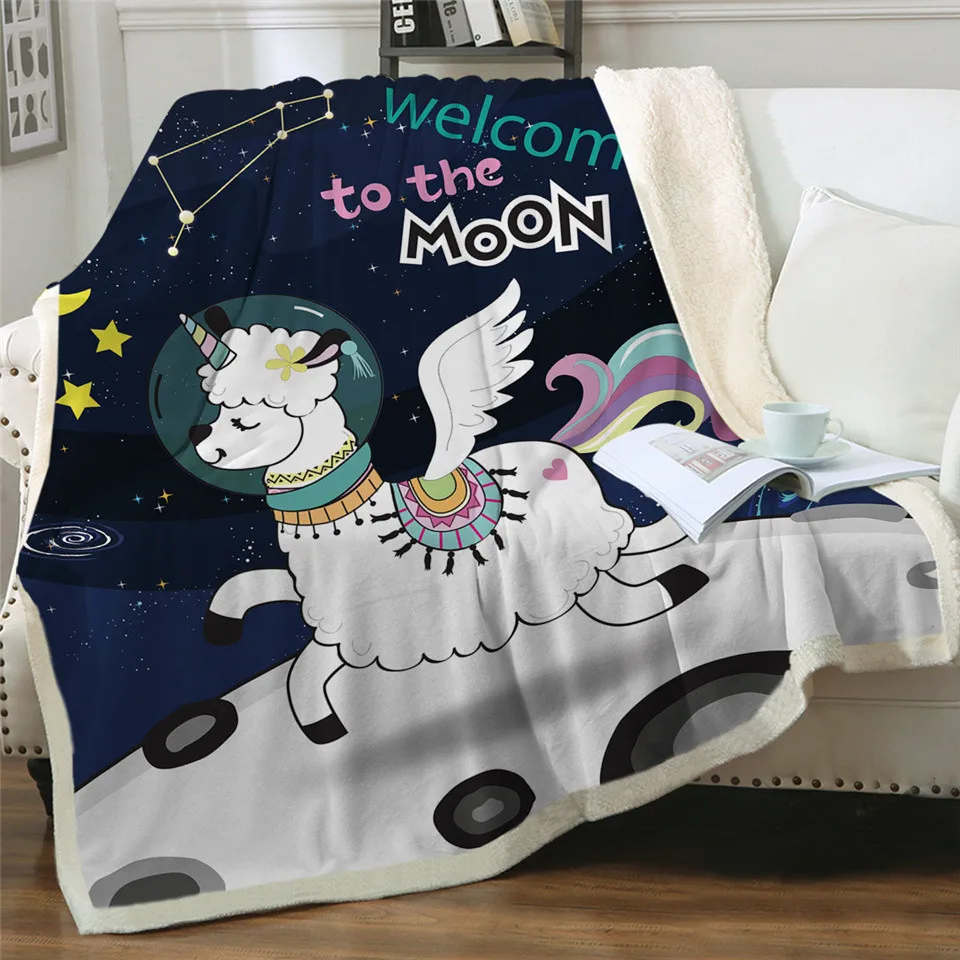 BeddingOutlet одеяло с рисунком единорога, детское одеяло с цветочным рисунком, мягкое плюшевое покрывало для девочки, тонкое одеяло, Прямая поставка
