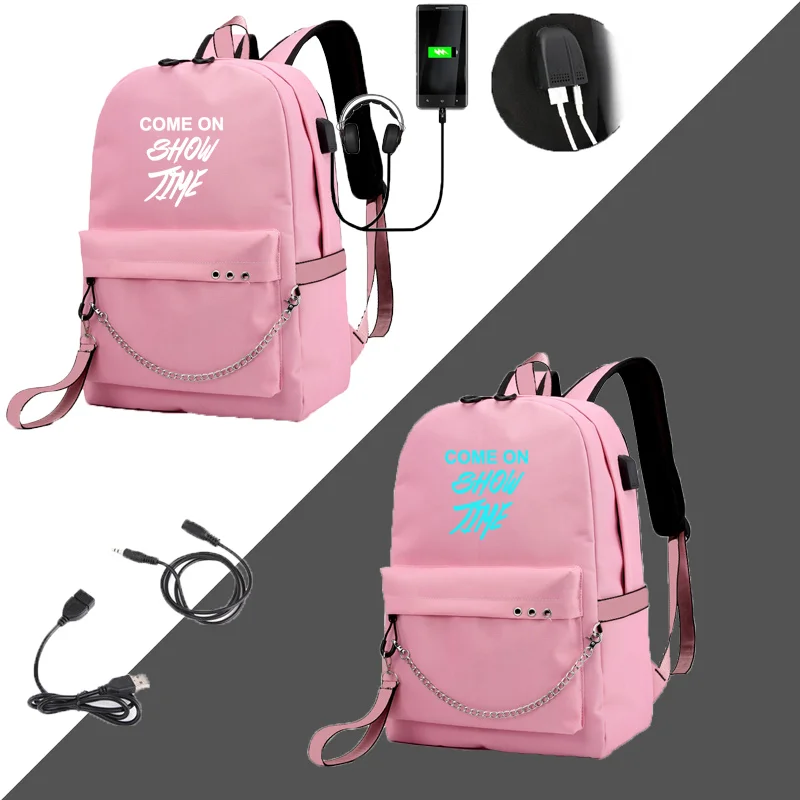 Светящийся школьный рюкзак IMIDO с индивидуальными буквами дорожные сумки для