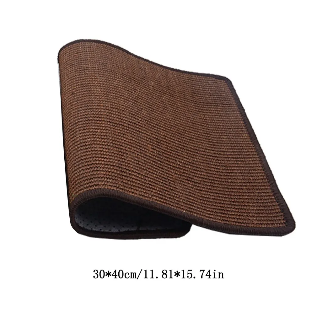 

1 Pc Natural Sisal Cat Scratcher Board Lounger Scratching Post Mat Toys Cooling Furniture Pet Product Random Color