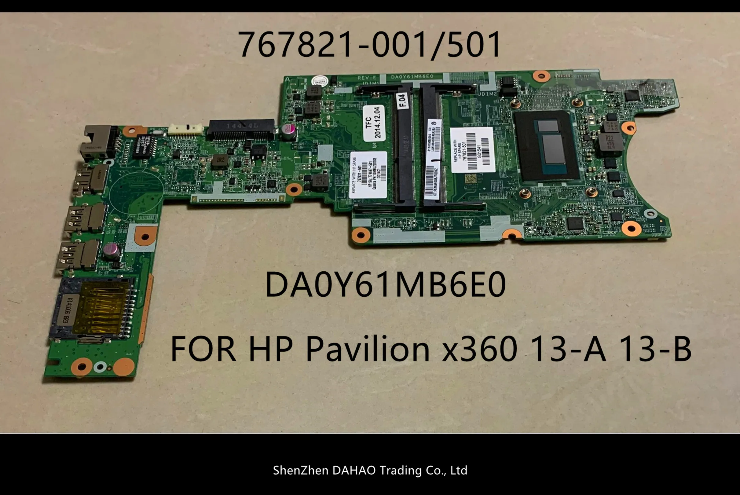 Для струйного принтера HP Pavilion Hp X360 13 A B Материнская плата ноутбука 767821 001 501 DA0Y61MB6E0