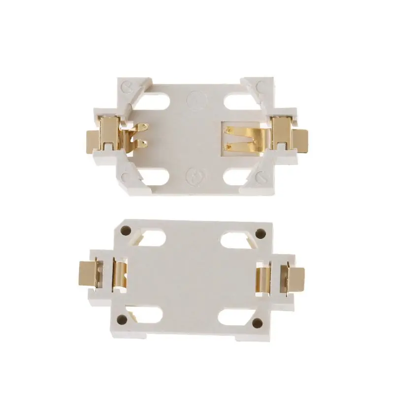 

20 штук белый Корпус CR2032 SMD Кнопка сотового телефона гнездо аккумулятора держатель чехол