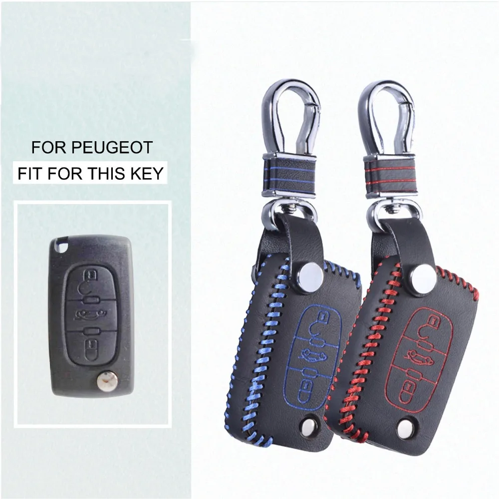 

3 Buttons Remote Case Cover for Citroen C2 C3 C4 C5 C6 Xsara Quatre Picasso Peugeot 206 307 308 407 408 RCZ