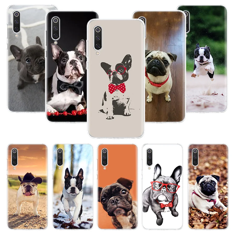 Чехол с изображением французского бульдога для Xiaomi Redmi Note 10 9S 8 7 6 8T 8A 7A 6A S2 K30 K20 MI 9 CC9