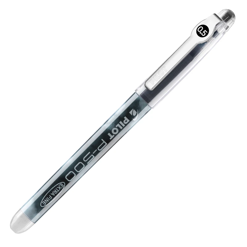 

A 0.5mm black signature pen for Japanese pilot Pak Lok P500 students