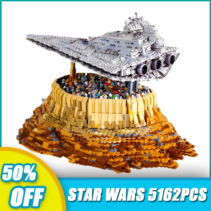 

21007 MOC-18916 Star Plan Toys Destroyer Cruise Ship Bricks The Empire About Jedha Model Children Gifts