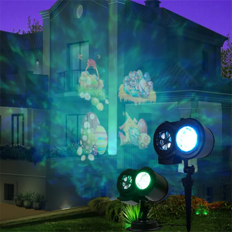 Светодиодный диско-светильник RGBW 12 Вт для помещений и улицы светильник жектор