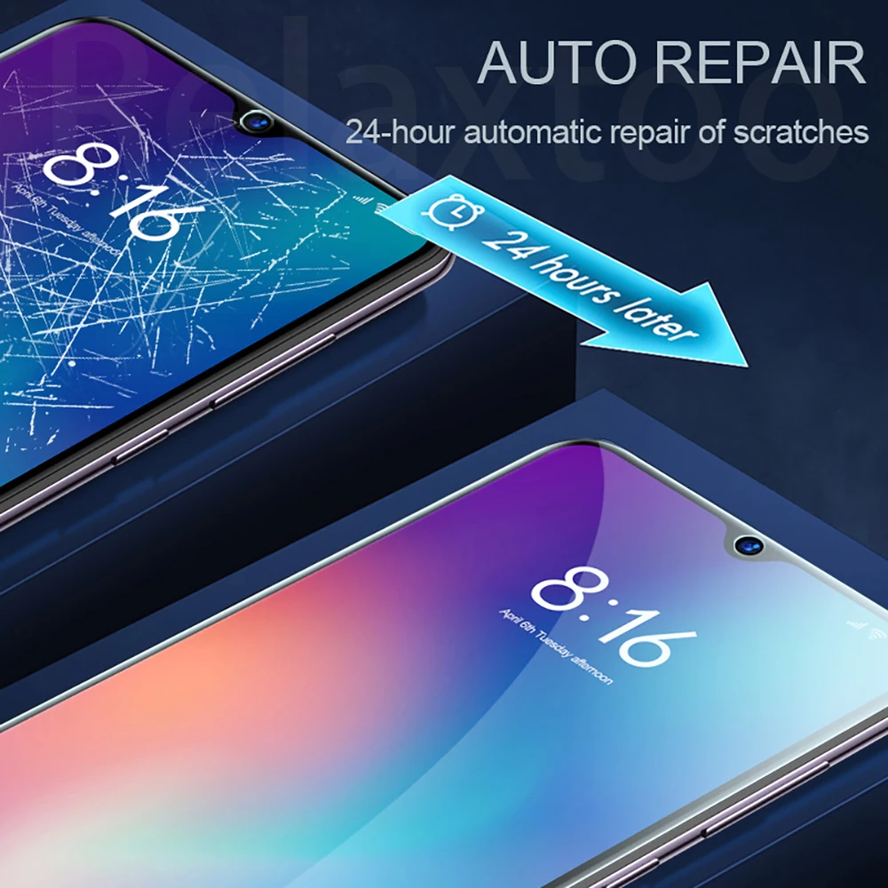 1-2 pcs Hydrogel Film For Xiaomi Note 10 lite Screen Protector 8 Lite 9T Pro CC9 9 SE Not Glass | Мобильные телефоны и