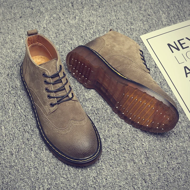 

boots Casual leather footwear loafers mens flat casual man Sneaker shoe male 2020 shoes hombre causal leisure Mens fashion mens