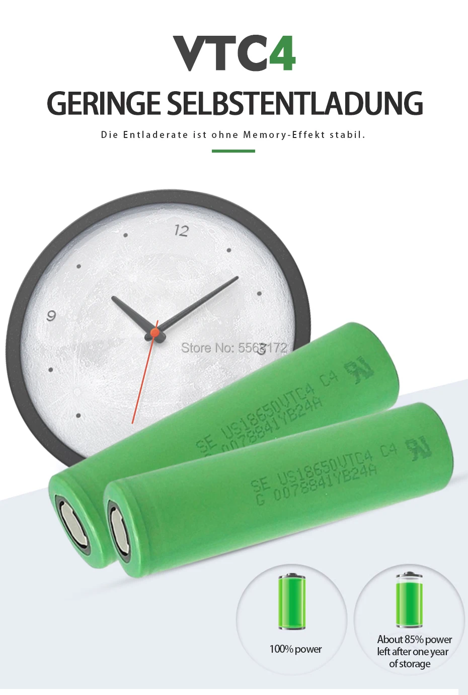 Sony 100% оригинальный 3 6 V 18650 VTC4 2100mAh Высокий сток 30 А батарея VC18650VTC4 электронные
