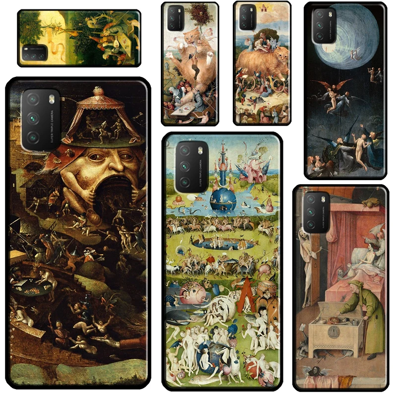 

Hieronymus Bosch Art Painting For POCO X3 Pro X3 GT F1 F3 M3 M4 X4 Pro Case For Xiaomi Mi 11T 12 Pro Mi 11 Lite Cover