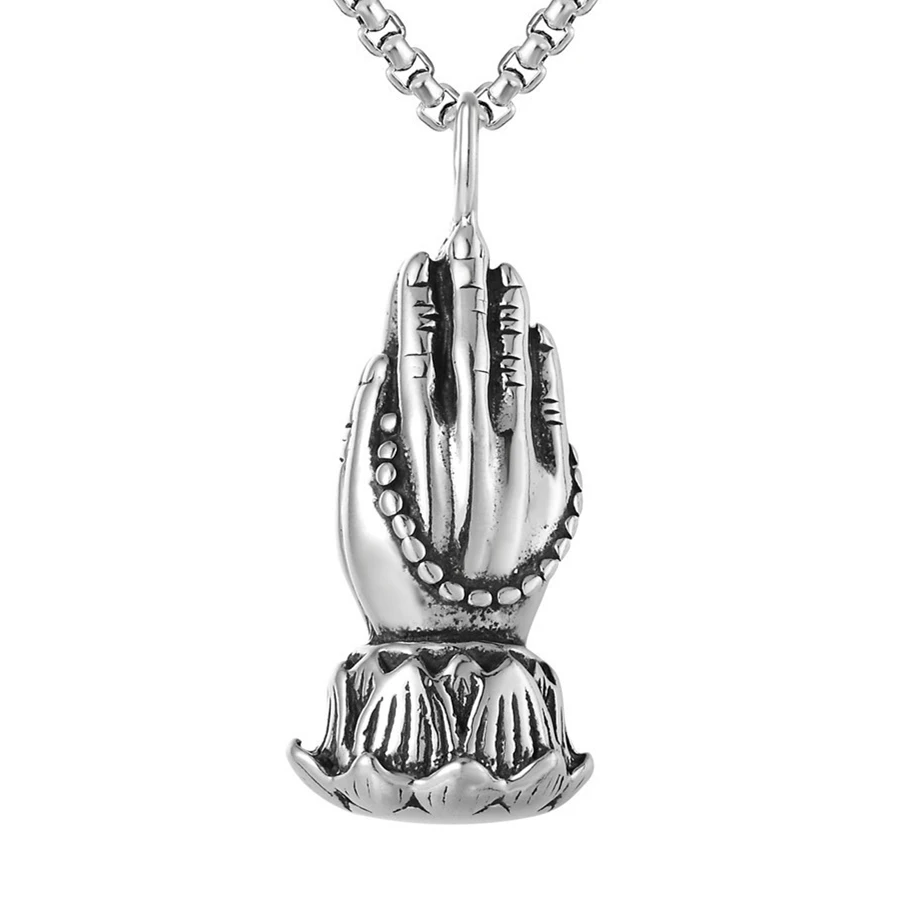 Ожерелье из нержавеющей стали 316L серебряного цвета восстанавливающее старинное