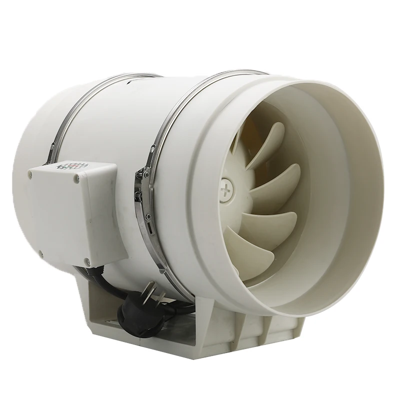 

4"6"8" 220V Exhaust Fan Home Silent Inline Pipe Duct Fan Bathroom Extractor Ventilation Kitchen Toilet Wall Air Clean Ventilator