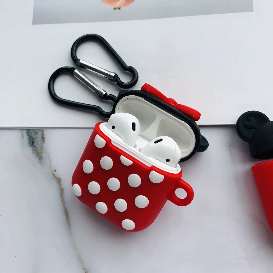 Подарочный мультяшный чехол airpod для apple airpods 1 и 2, мягкий разноцветный чехол для Airpods, силиконовый чехол, bluetooth наушники