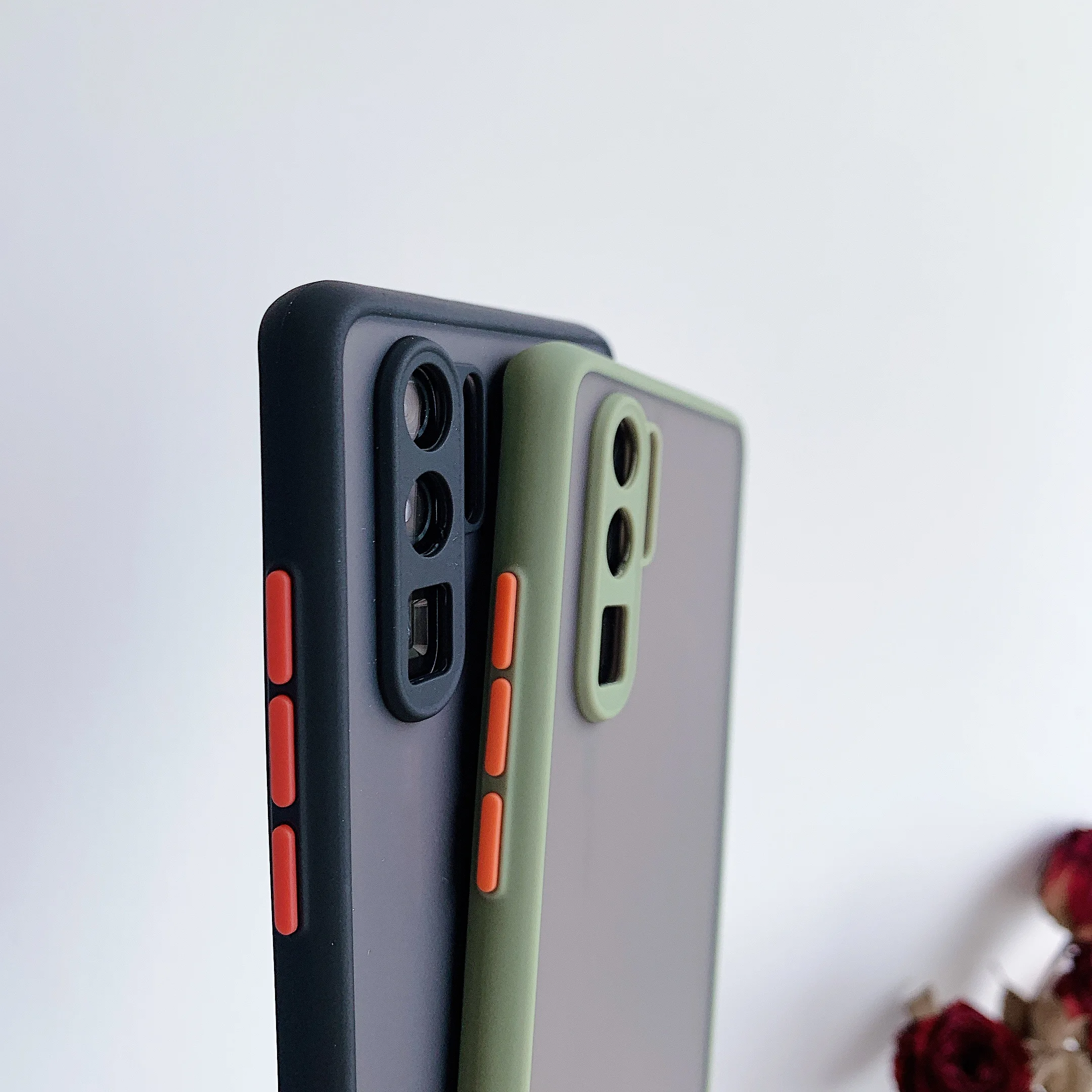 Противоударный чехол для Huawei P20 P30 P40 Pro Honor 20 30 Mate 40 Nova 5 6 7 прозрачный с защитой