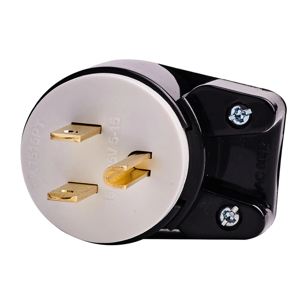 

LK7515PT 15-Amp 125Vac штекер для генератора шнуры Нескользящие #