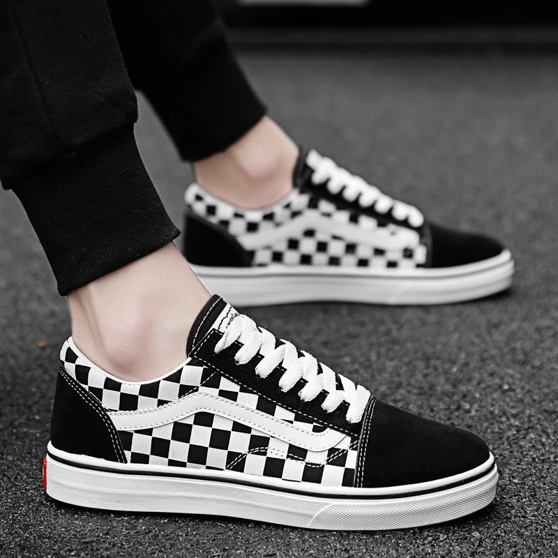 

Men's Canvas Shoes Men Vulcanized Shoes Spring and Autumn New Fashion Breathable Couple Vulcanized Shoes Casual Flat Shoes
