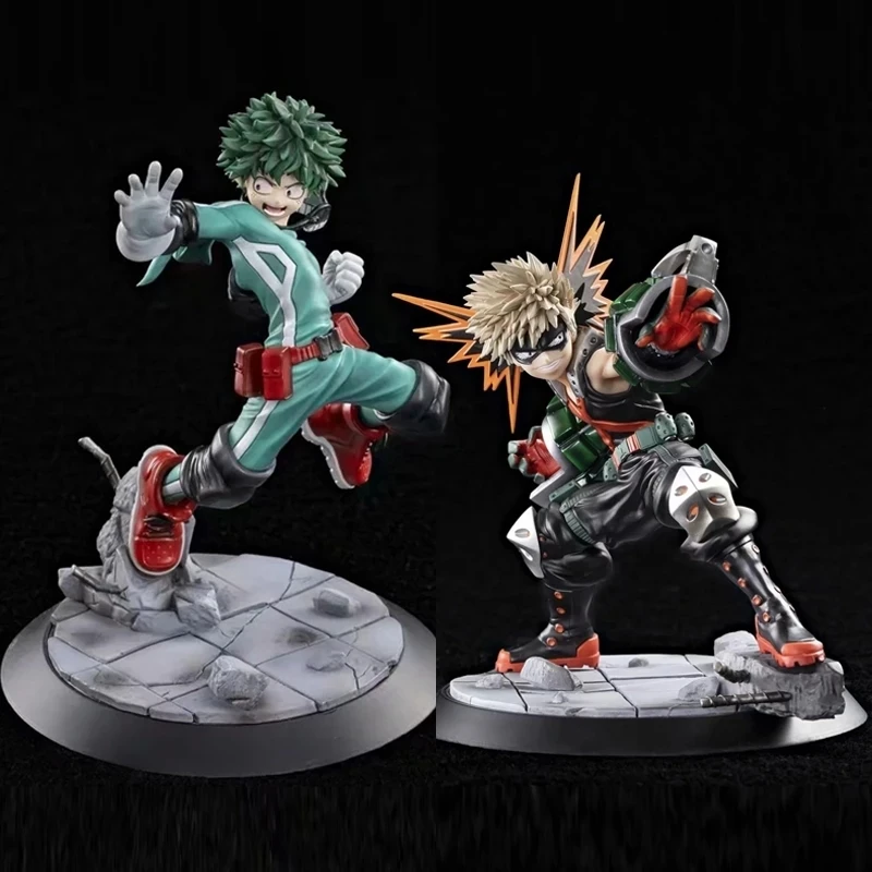 

NEW 15cm Anime My Hero Academia Bakugou Katsuki Izuku Midoriya Battle Ver. PVC Action Figure Collectible Model Toy Doll Gifts
