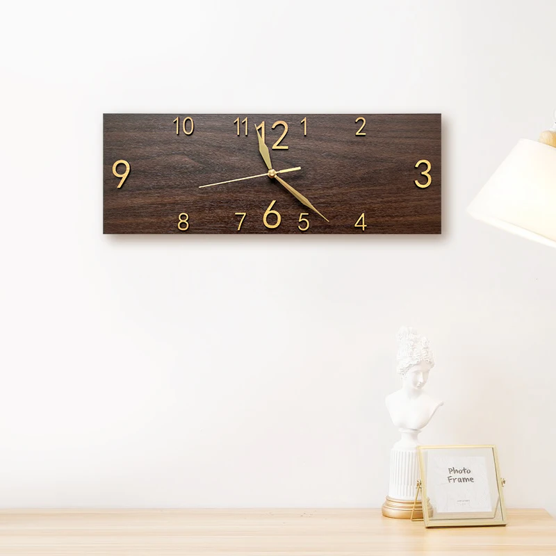 

Art Retro Wall Clock Simple Fashion Modern Large Wall Clock Mute Quartz Digital Reloj Pared Decorativo Home Decoration DJ60WC