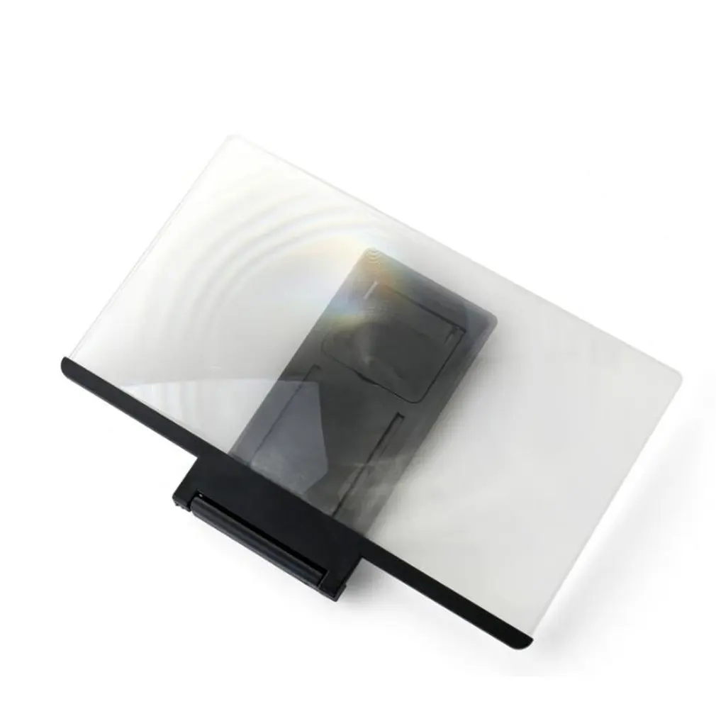 

3D screen mobile phone amplifier 8 inch HD video magnifying glass projector Practical portable projectors