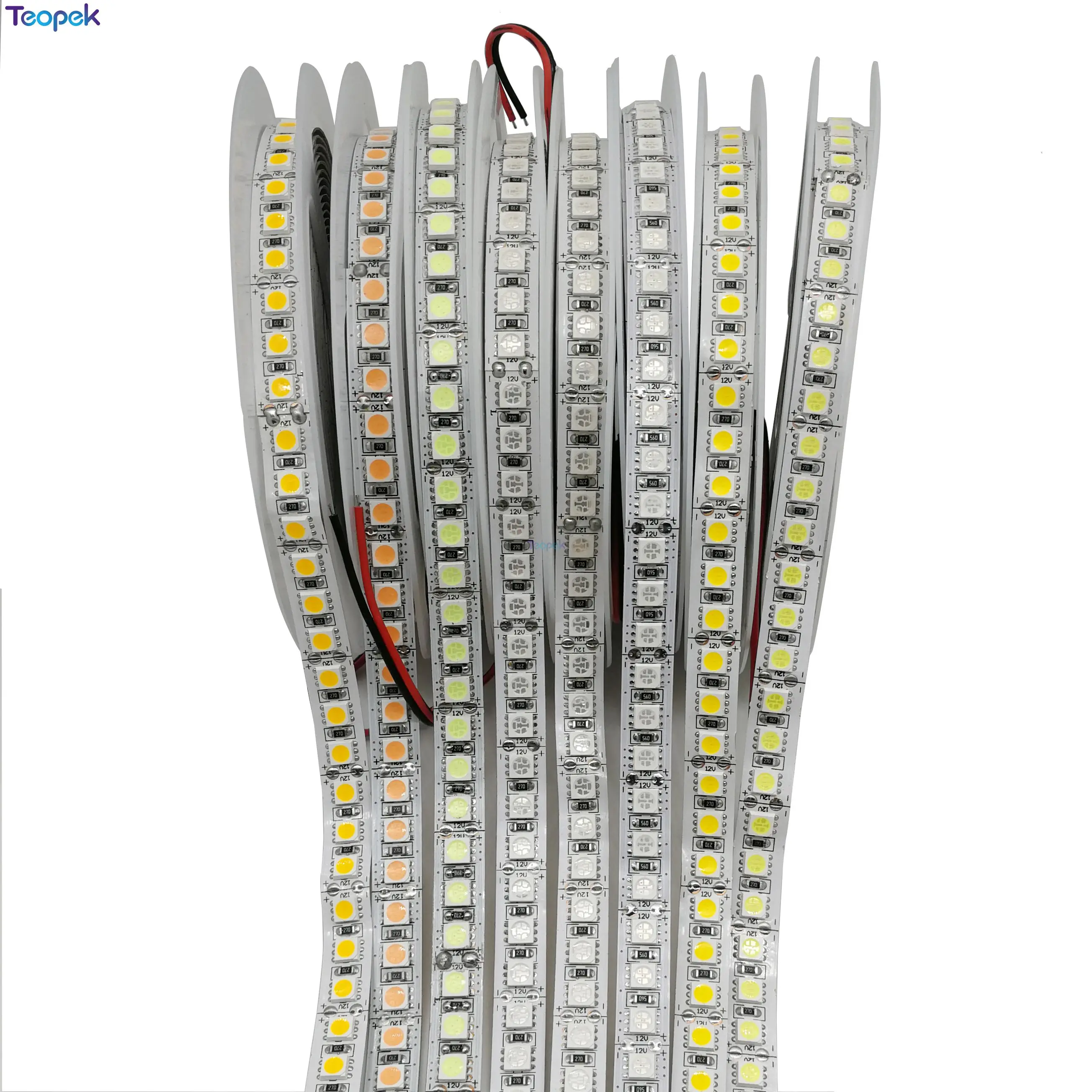 5050 Светодиодная лента 120 светодиодный s/m Однорядный теплый белый/RGB DC12V 5 м 600 светодиодный IP20 IP65 IP67 водонепроницаемый гибкий светодиодный свет