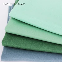 cmcyiling pea green 4 pcslot4555cm soft felt fabric for kids needlework diy sewing dolls crafts polyester cloth