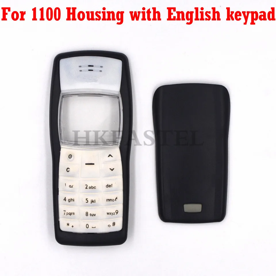 Only Housing English Hkfatel высококачественный чехол для Nokia 1100 полный корпус для мобильного телефона чехол английский/арабский клавиатура инструмент для клавиатуры - Цвет: Only Housing English