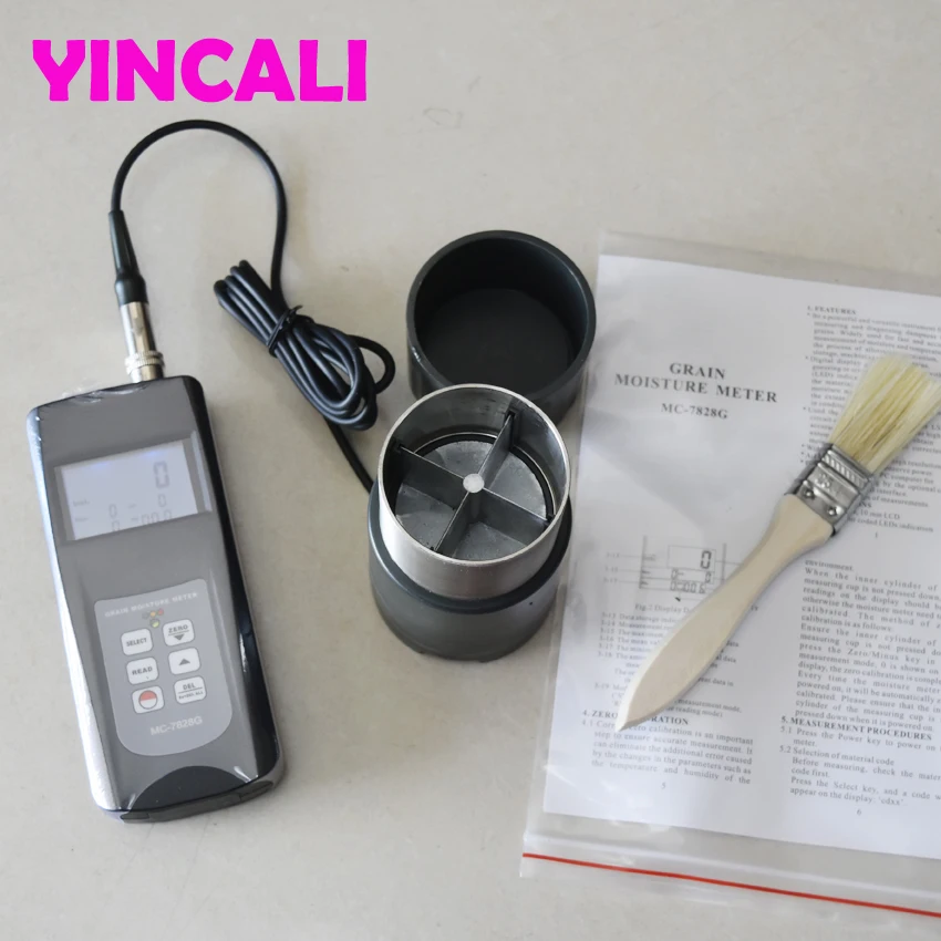 Измеритель влажности зерна в чашке тестер со светодиодным индикатором 36 видов