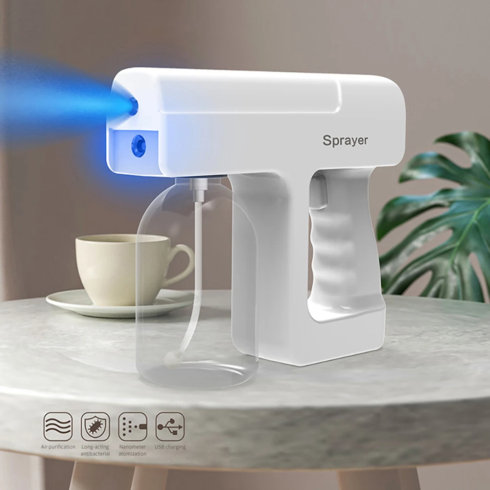 

Household Portable 250Ml Wireless Handheld Atomization Disinfection Fog Machine Light Atomizer Pest Control Water Sprayer Gun