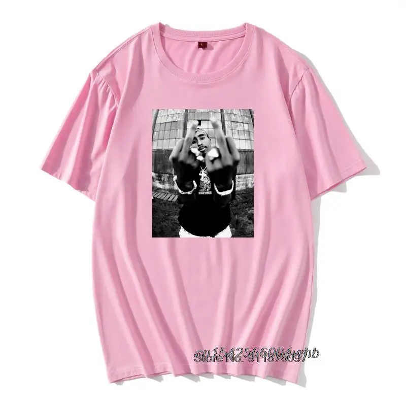 Повседневная Уличная одежда 2 шт Тупак Шакур Мужская Винтажная футболка в стиле
