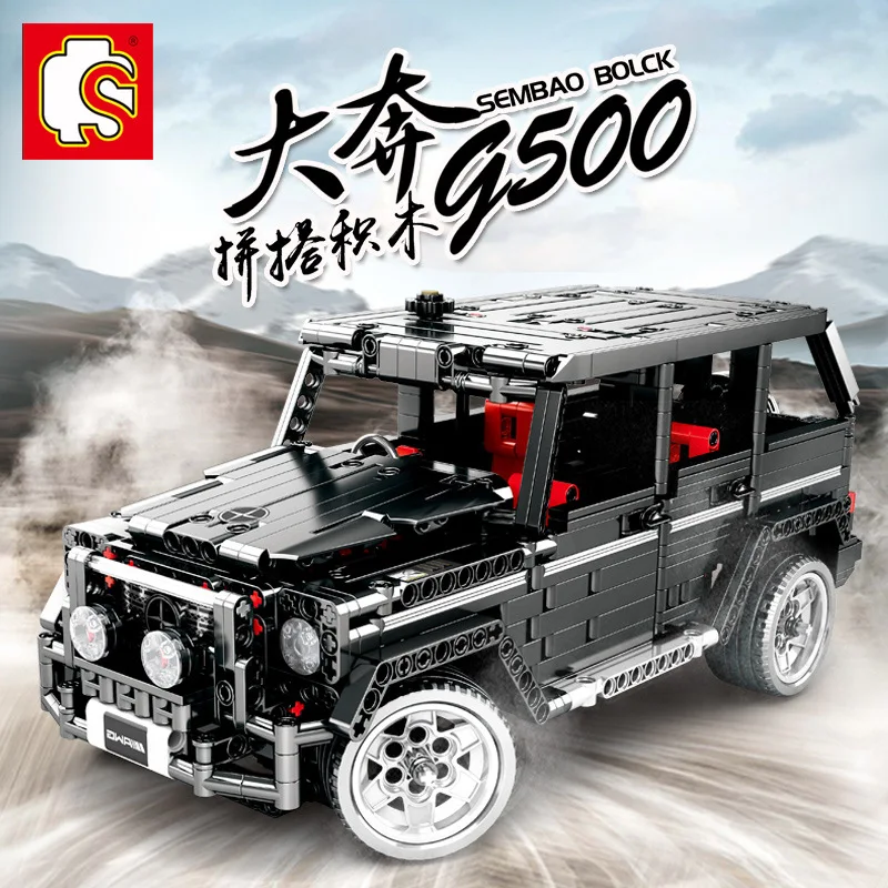 Совместимая техническая техника Sembo модель G500 MOC набор строительных блоков