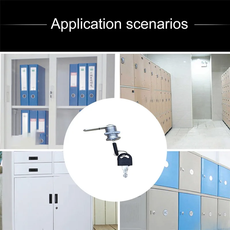 

1 Pcs 16/20/25/30mm Mailbox Locks Portable Practical High Quality Drawer Cupboard Locker Security Furniture Locks Plastic Handle