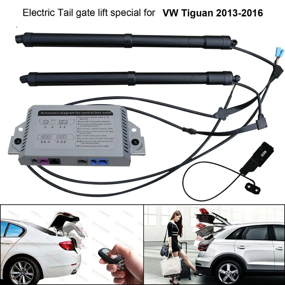 Автомобильный Электрический задний подъемник специально для Volkswagen VW Tiguan 2013-2016