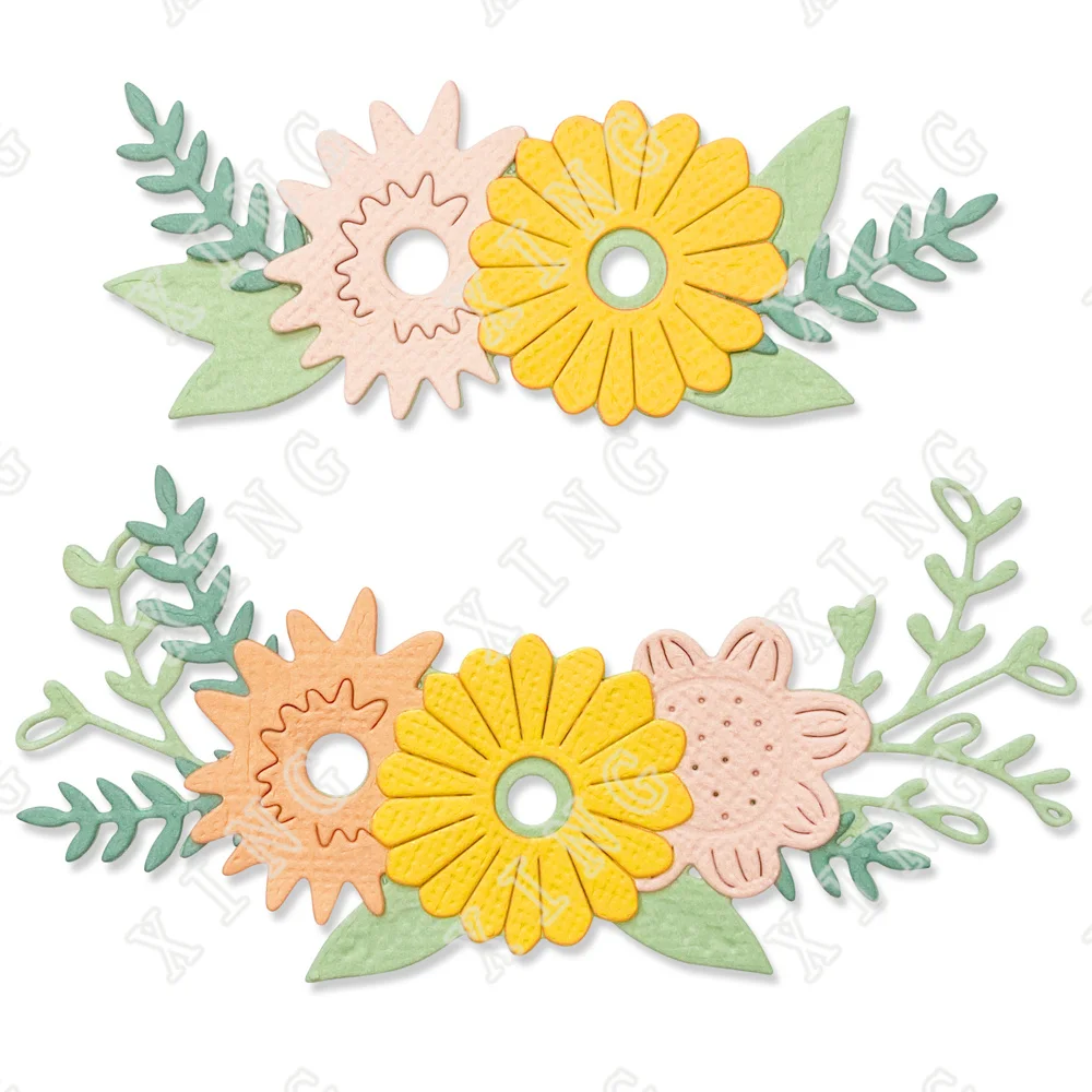 

Craft Metal Cutting Dies Arrival in 2022 New Flower Outline Cut Die Diy Scrapbooking Diary Gift Box Decoration Embossing Stencil