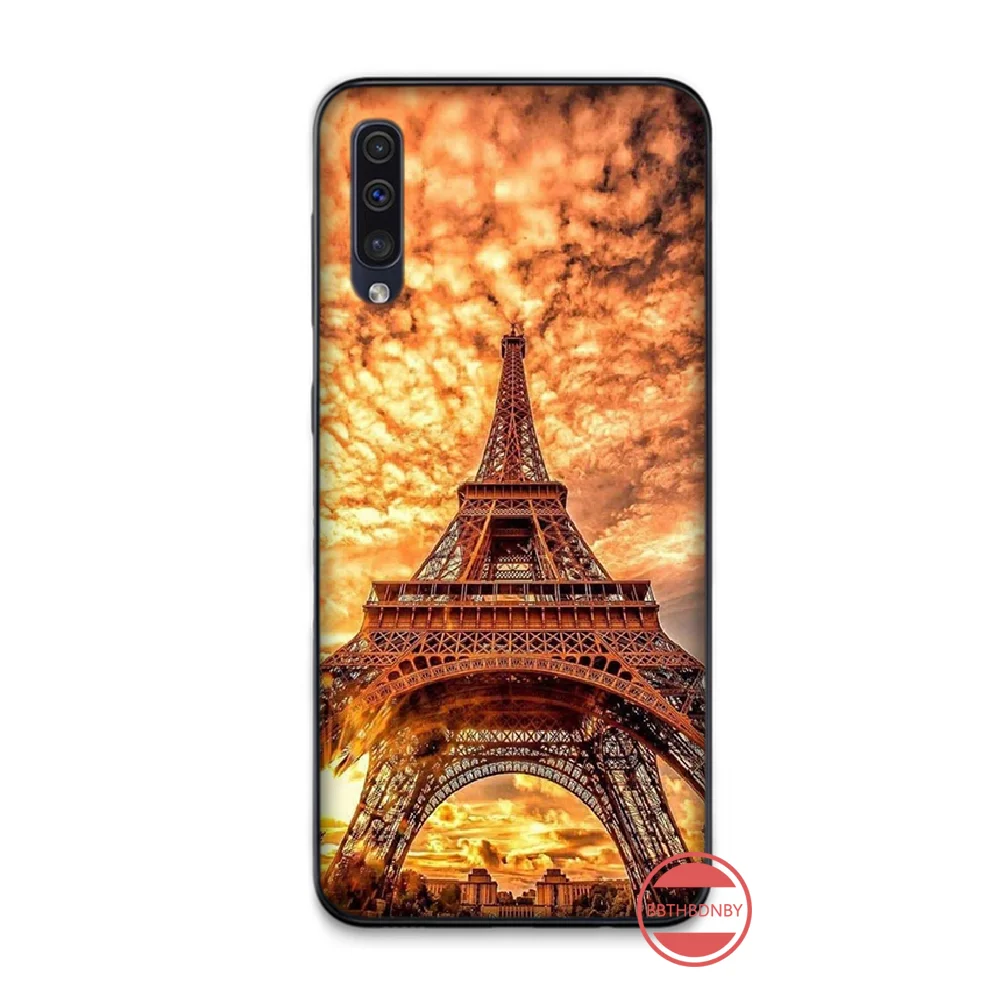 Чехол с рисунком в виде Парижской железной башни чехол для телефона Samsung Galaxy A 3 6 7 8