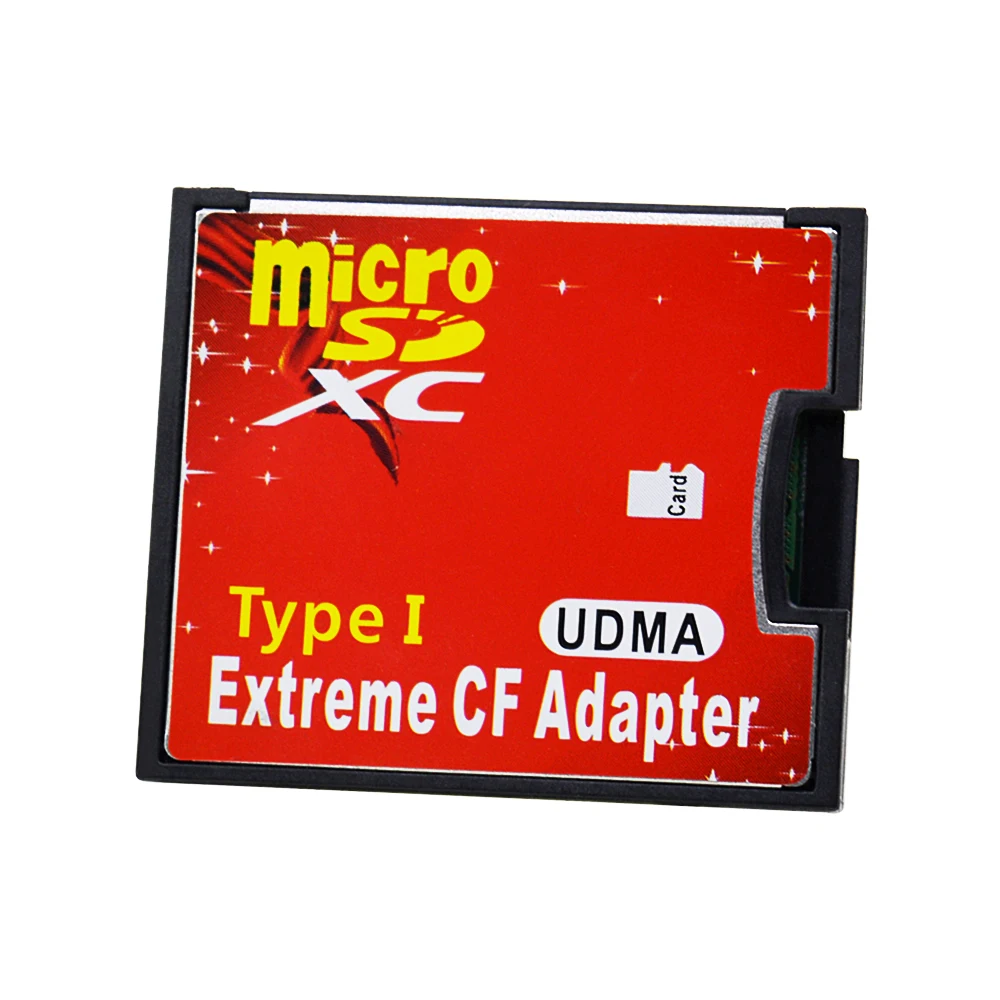 CHIPAL Высокое качество Micro SD TF для CF адаптер для MicroSD SDHC SDXC Для Compact Flash type I карта памяти с розничной посылка
