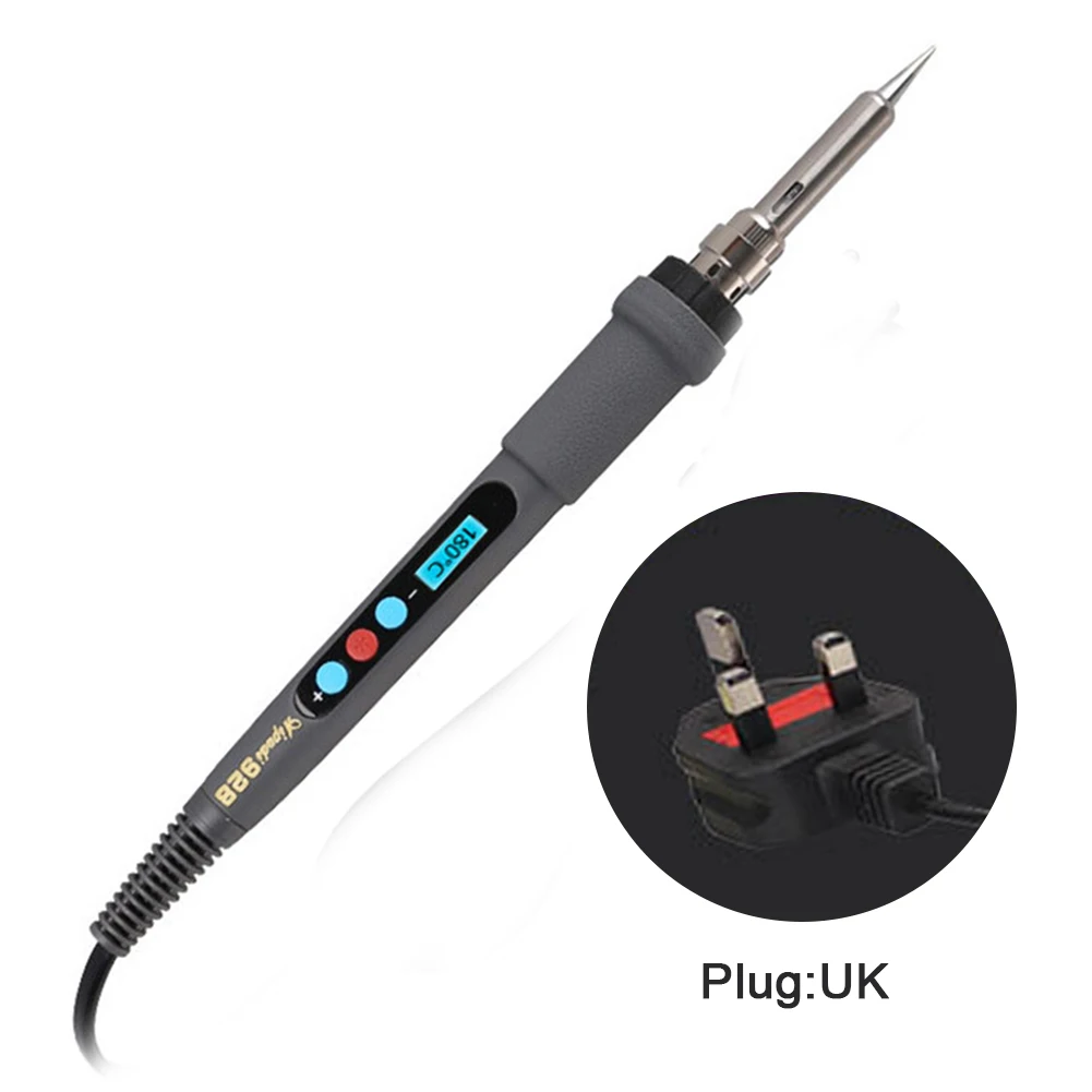 

60W Electric Soldering Iron Constant Temperature Repair Welding Home Internal Heat Mini Adjustable LCD Digital Station