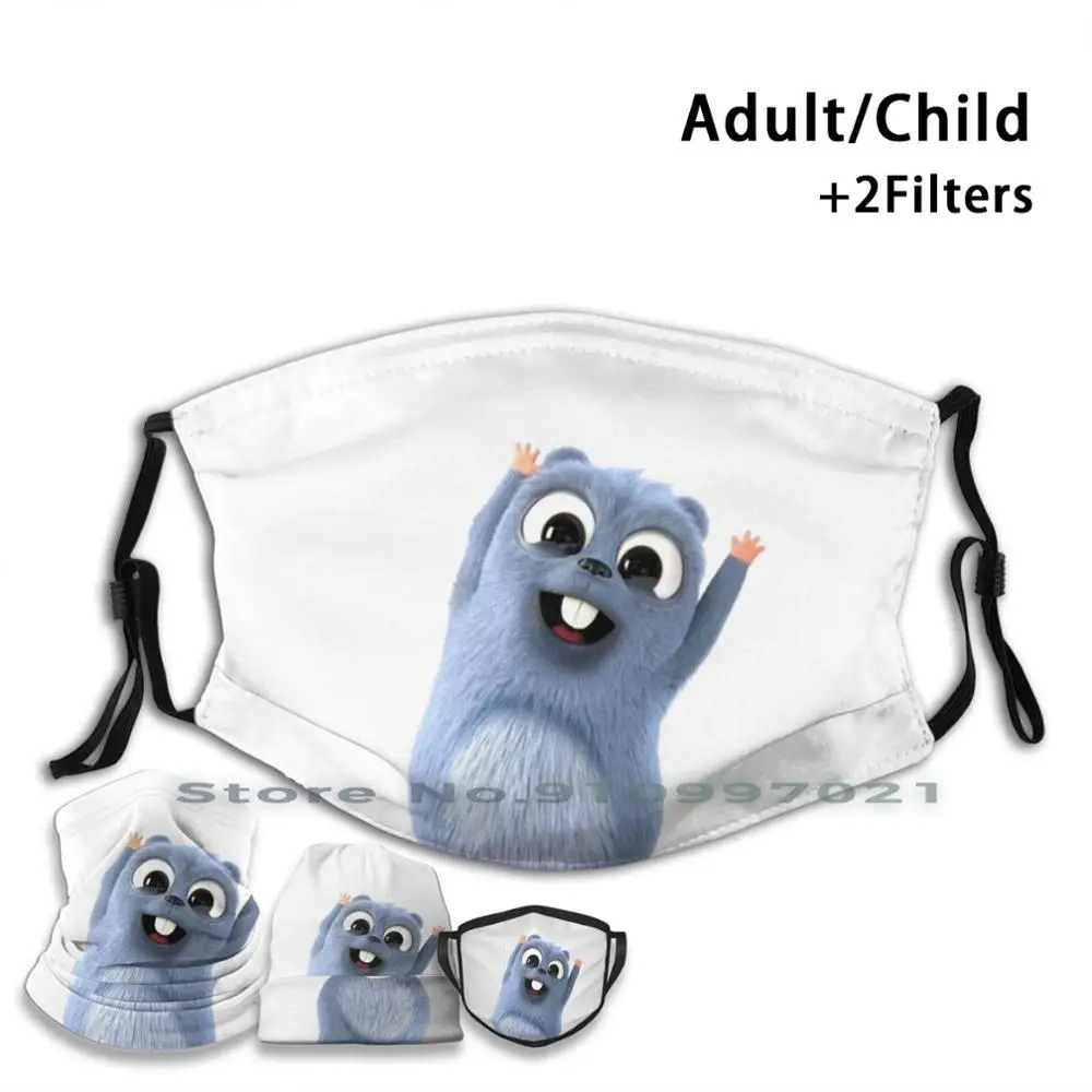 Lemmings ура многоразовые рот маска для лица с фильтры детей рисунками героев