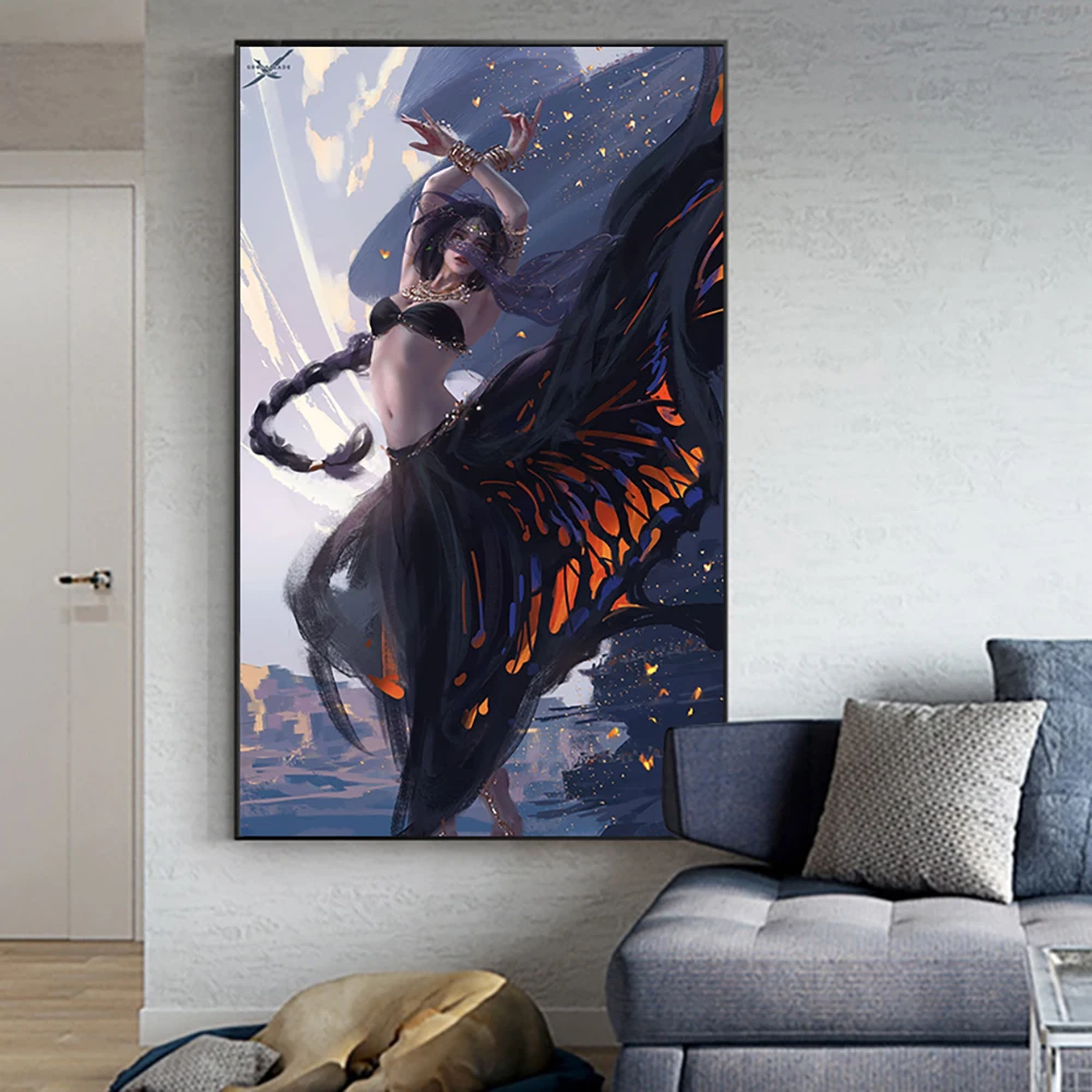 

Figures Aesthetic Wall Posters Prints Beautiful Girl Artwork Modern Scandinavian Canvas Paintings Pictures Living Room Decor