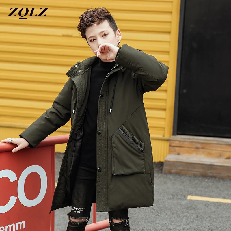 Зимние куртки для больших мальчиков коллекция 2019 года теплые хлопковые с