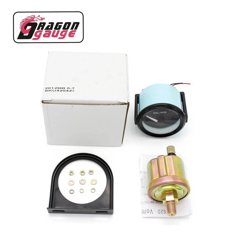 DRAGON Дракон 52 мм Температура воды масла вольтметр давление с датчиком экономичный