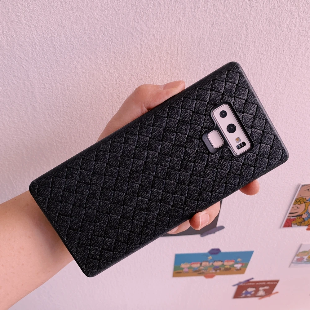 Силиконовый чехол для Samsung Galaxy S8 S9 S10 S10e S20 Ultra Note 8 9 10 J4 J6 A8 Plus A21s плетеная сетка