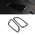 Для Mercedes Benz C Class W205 C180 C200 C300 GLC260 2 шт. чехол из углеродного волокна для кондиционера автомобиля вентиляционная решетка