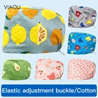 Хирургическая шапочка унисекс из чистого хлопка с принтом, Регулируемая пряжка для медсестры, эластичная шапочка для длинных волос, модная шапочка для домашних животных, врача