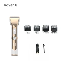 advanx rechargeable hair clippercordless hair trimmers with lcd display personal care appliance