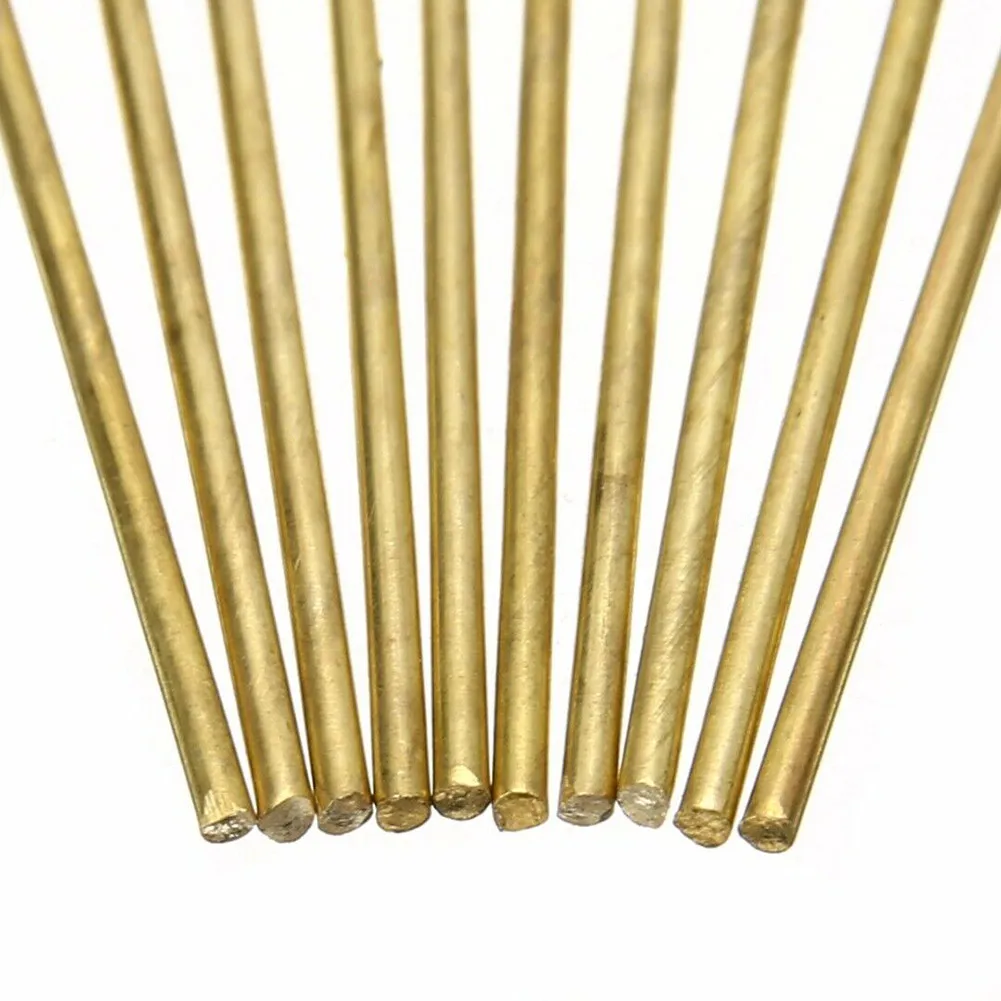 

30pcs 1.6mm 250mm Brass Rods Wires Sticks For Repair Welding Brazing Soldering Brass HS221 Gold Welding Rod