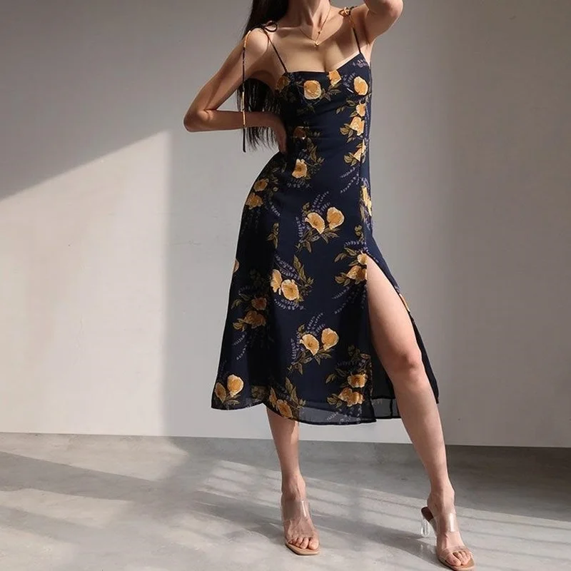 

2022Dress Summer New Party Elegant Off Shoulder Sleeveless Dress High Quality Fashion Holiday Beach Dresses Sexy Women 15237