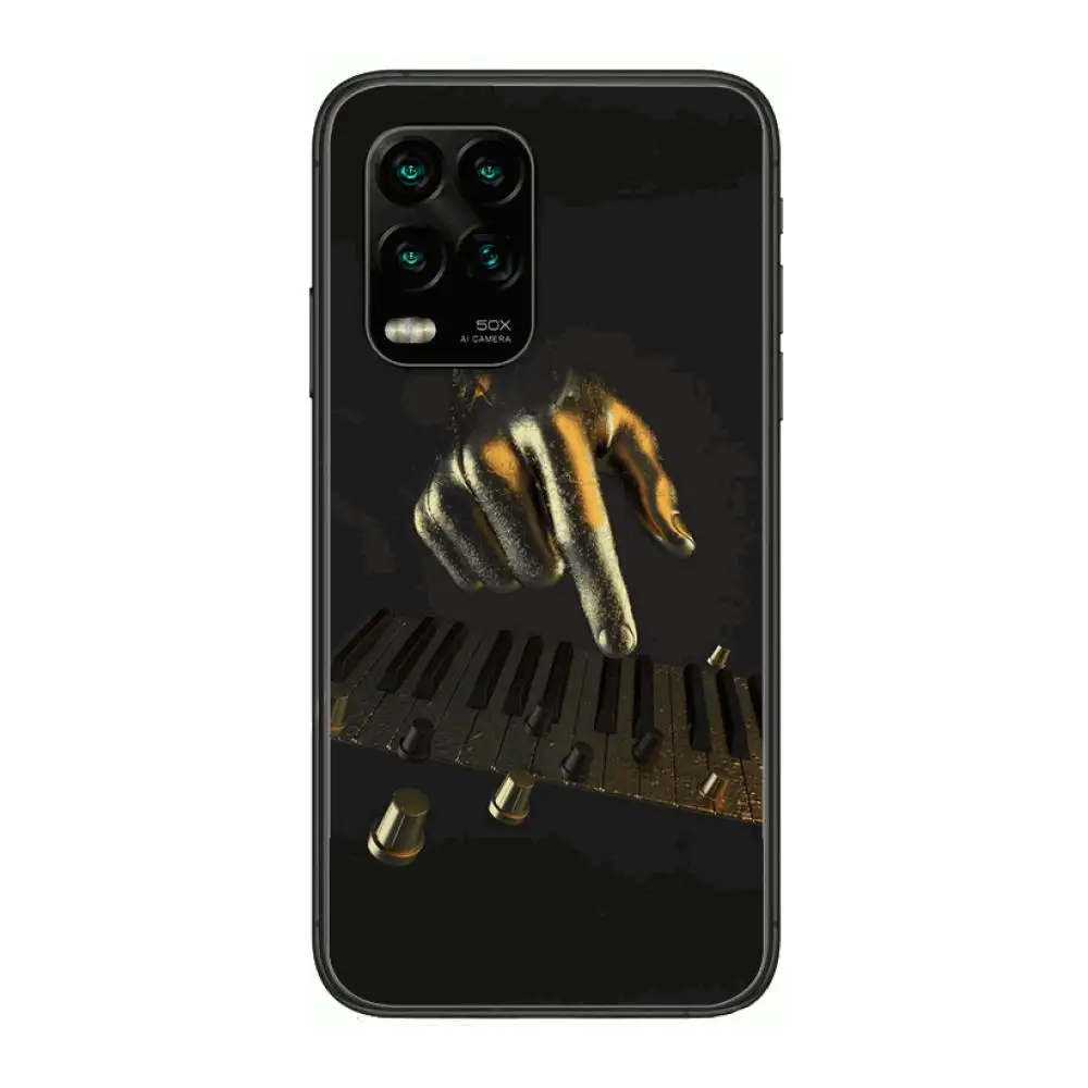 

Creative poker music Phone Case For xiaomi Redmi Note 9S 8 7 6 5 A Pro T Anime Black Cover Silicone Back Pretty senior
